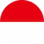 Flag of Indonesia.